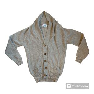 Vintage 100% Pure Wool Mens Pringle Sweater Made in Scotland